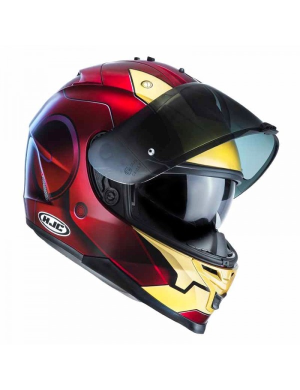 Casque moto Iron man - Équipement moto